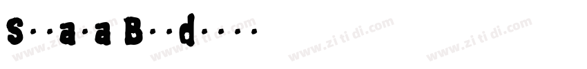 Supata Bold字体转换